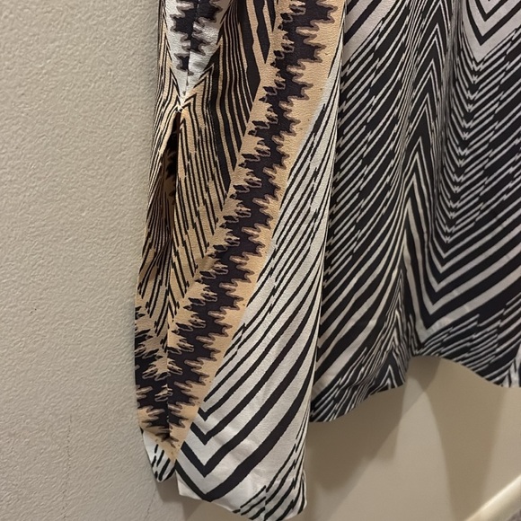 HD Paris - Anthropologie -Chic Multicolor Patterned Midi Dress - 100% silk - 10 - Picture 5 of 8